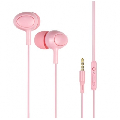 Colorful In-ear wired earphone with Mic + volue 