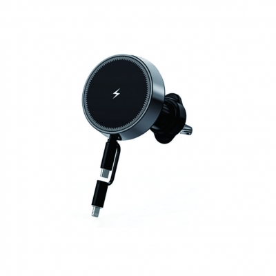 Car Magnetic charging with type-c and lighting