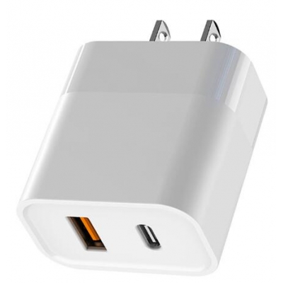 New 30W USB-C + USB-A Dual ports travel charger 