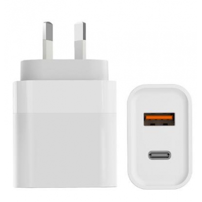 New AU version 30W USB-C + USB-A Dual ports travel charger 