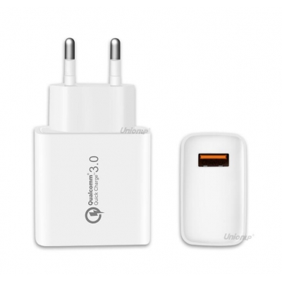 QC3.0 18W quick charge wall charger for smartphone and Tablet 